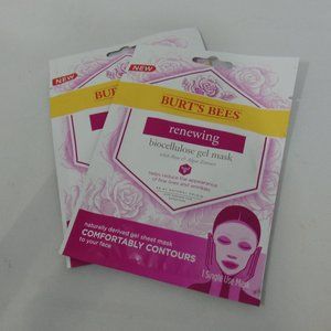 2 x BURT'S BEES RENEWING Gel Mask